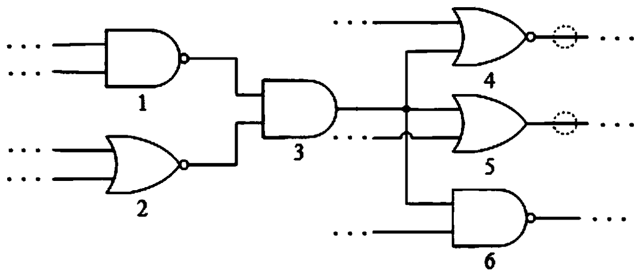 Fault simulation method of logic circuit single-particle double-fault