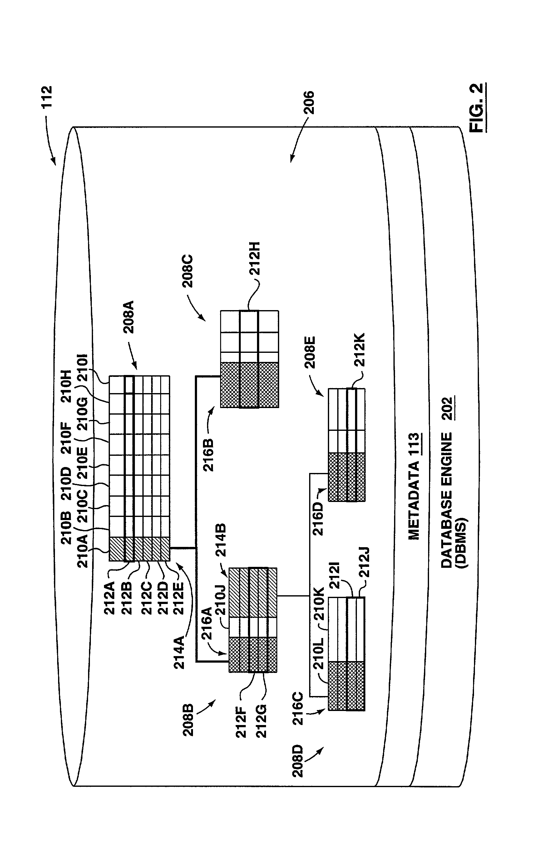 Method and apparatus for deleting data in a database
