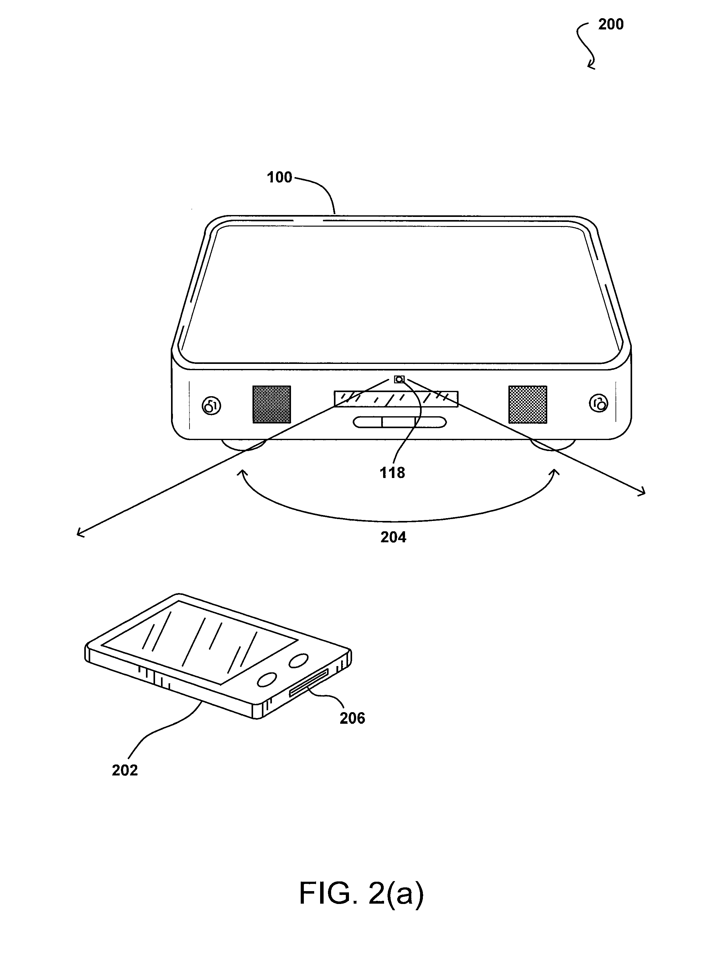 Charging an electronic device including traversing at least a portion of a path with an apparatus