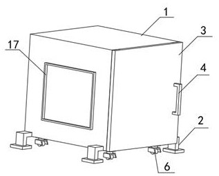 Preserved meat air-drying box and preserved meat air-drying method thereof