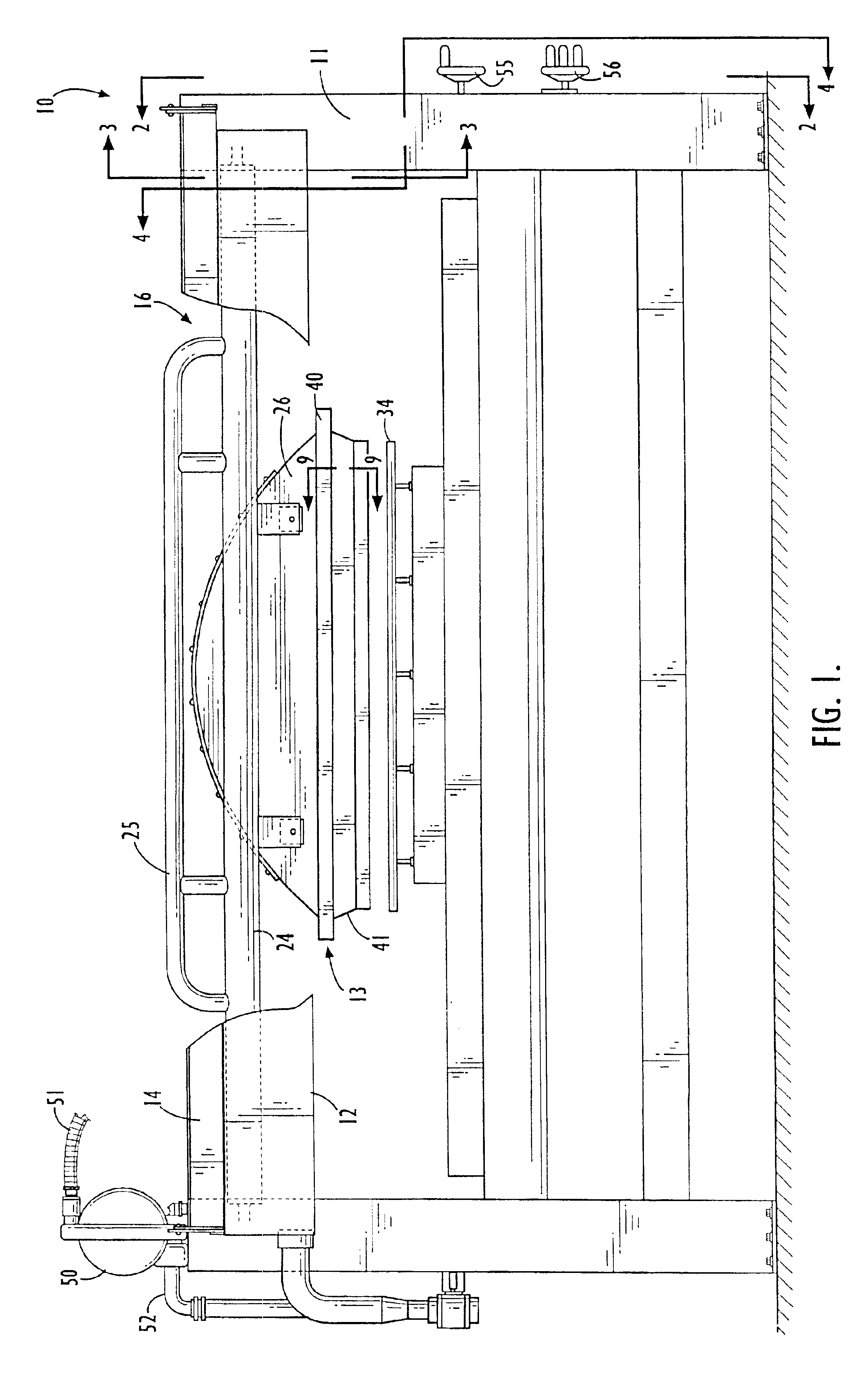 Apparatus for applying foamed coating material to a traveling textile substrate