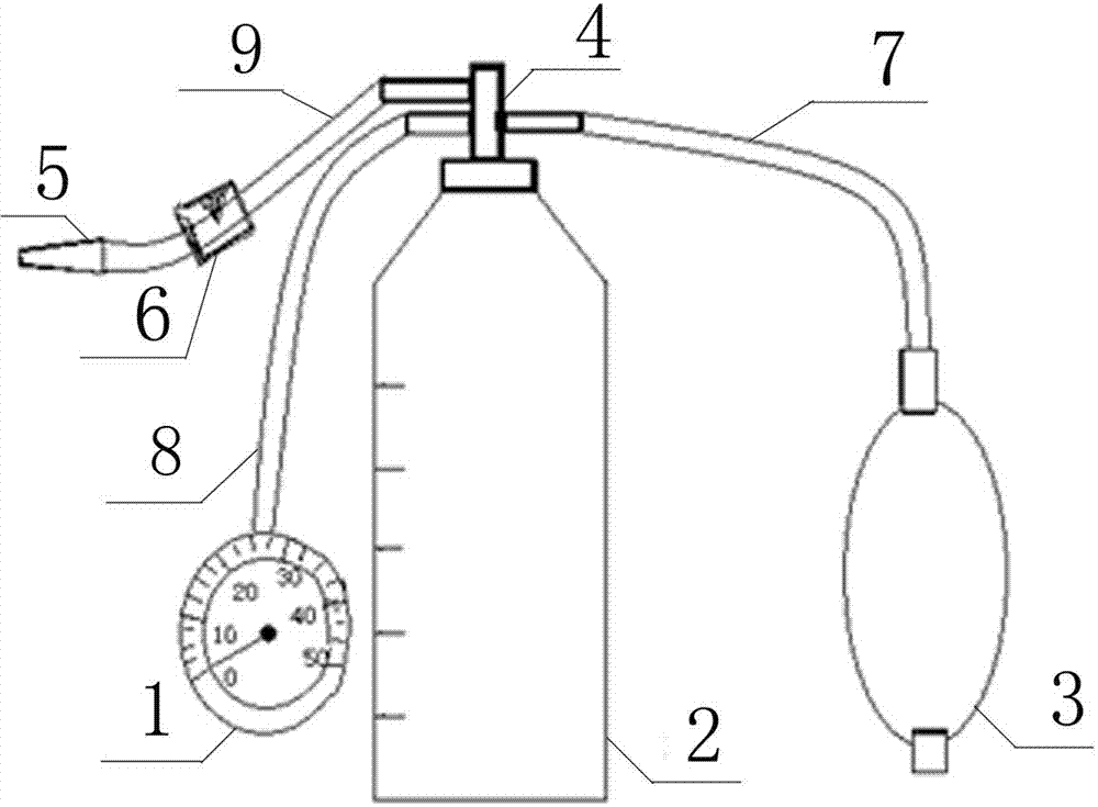 Air pressure enema restoration device against acute infant intussusception