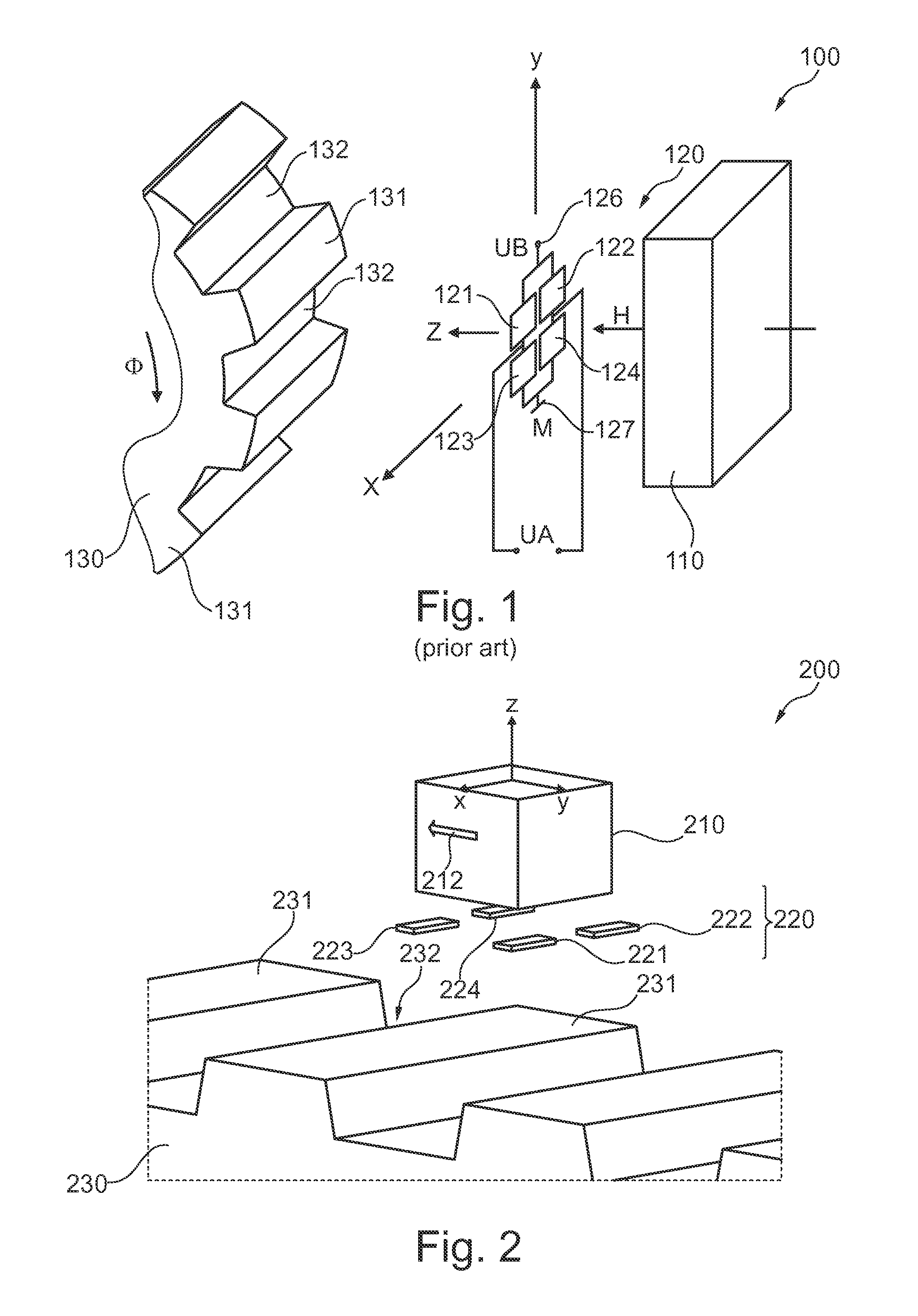Magnetic field sensor system with a biasing magnet producing a spatially symmetric magnetic field within a plane being defined by magnetoresistive  sensor elements