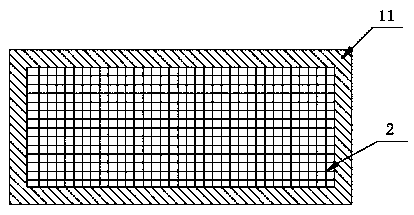 Fireproof door core board with three-dimensional network support and manufacturing method thereof