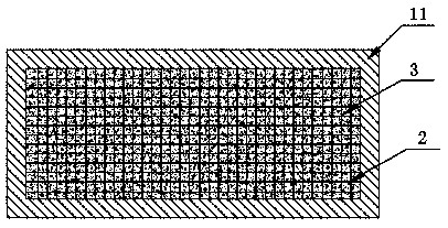 Fireproof door core board with three-dimensional network support and manufacturing method thereof