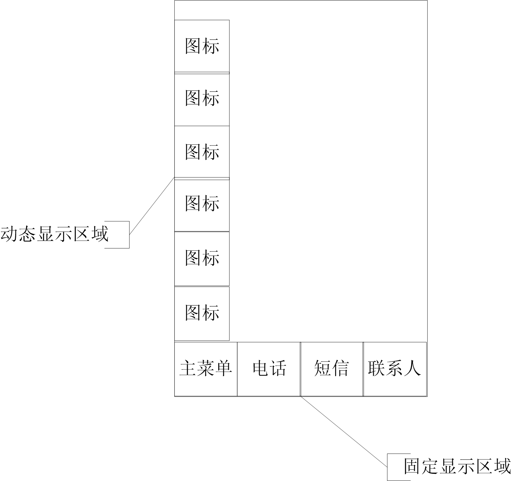 Method for managing icons on standby interface of mobile terminal and mobile terminal
