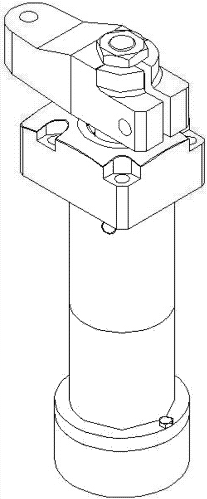 Intelligent clamping force adjusting oil cylinder