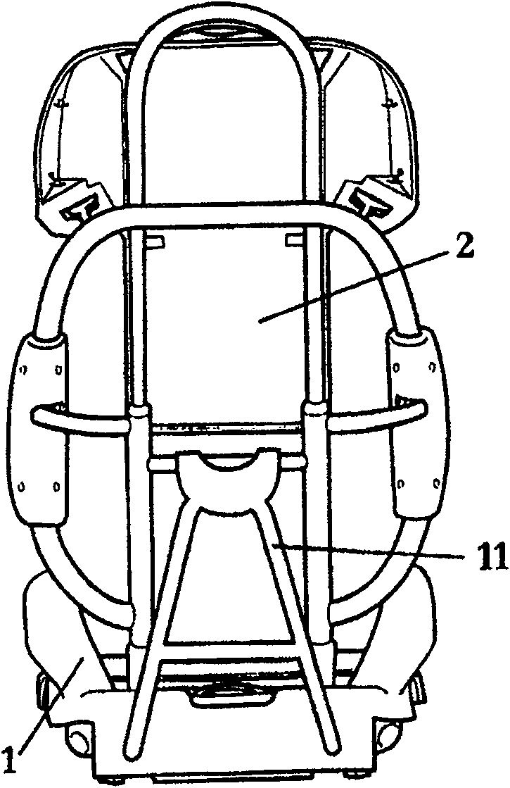 Baby seat on vehicle