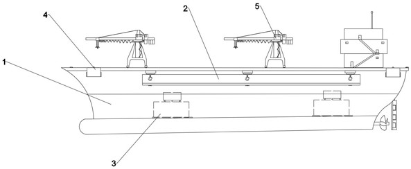 A lifting ship balancing system and its working method