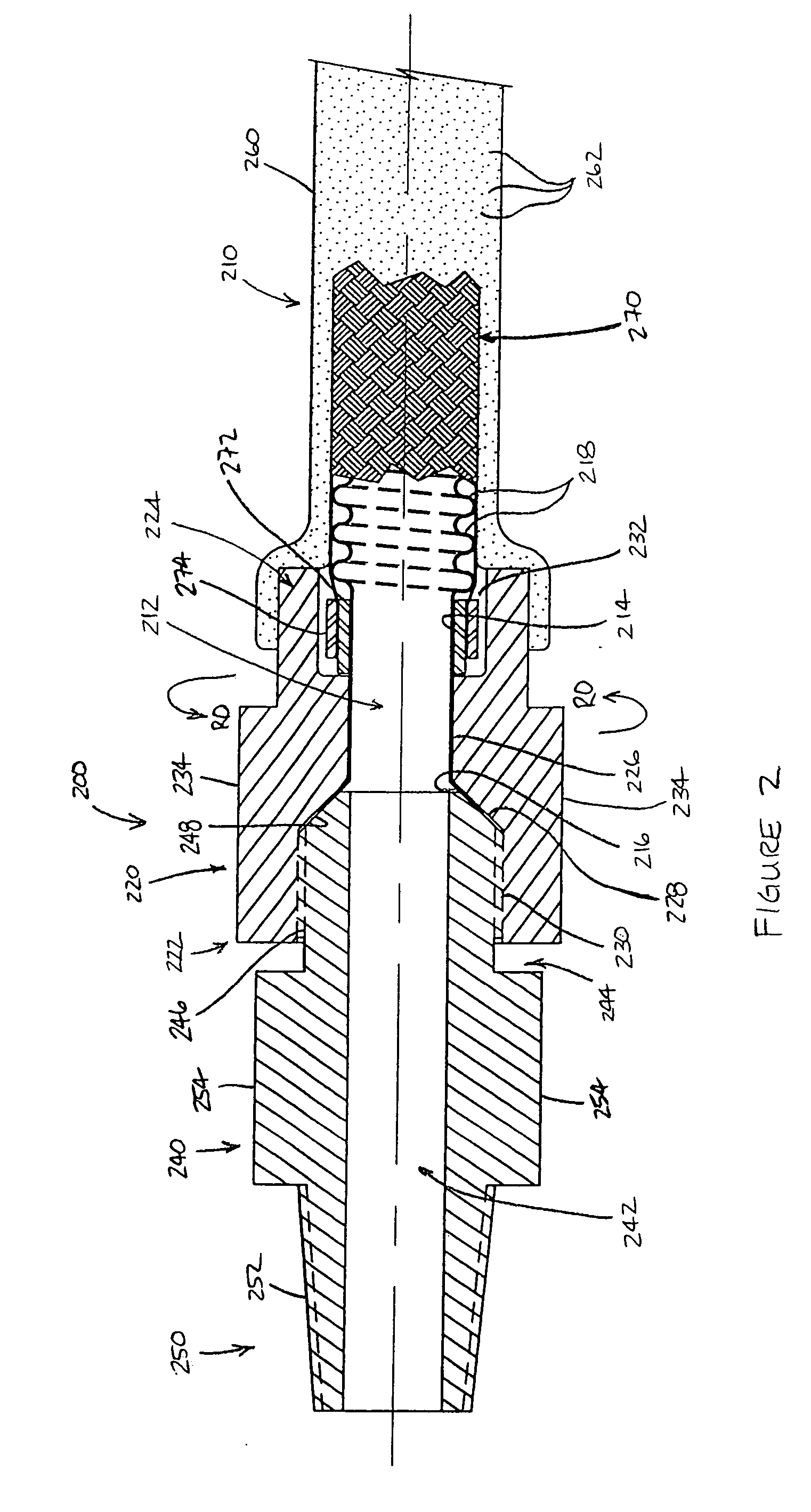 Fluid line connector assembly with antimicrobial coating