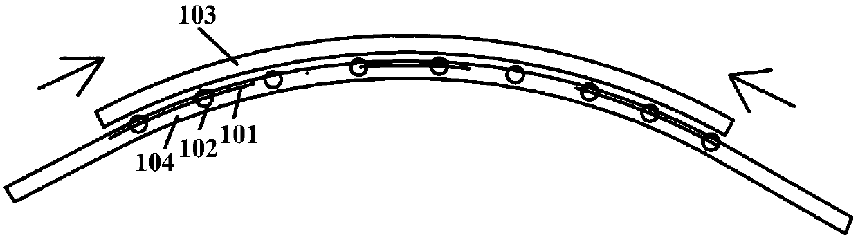 Connecting piece, connecting assembly, bending device and flexible screen terminal