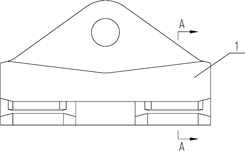 Coal mining machine and guiding skid shoe component