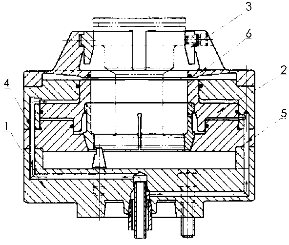 Pneumatic composite clamping device