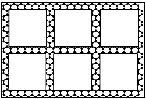 Electromagnetic shielding window based on laminated structure of graphene grid and transparent conductive film