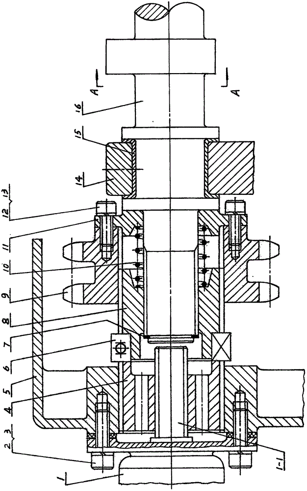 Internal combustion engine variable valve timing mechanism with simple structure