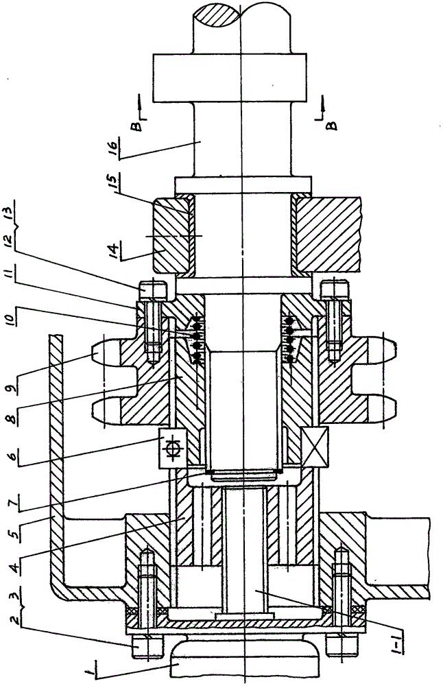 Internal combustion engine variable valve timing mechanism with simple structure