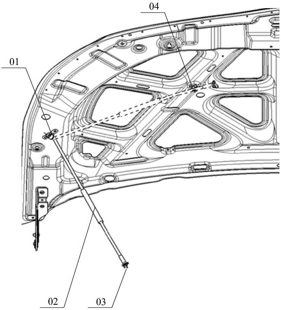Vehicle and front cover support device thereof