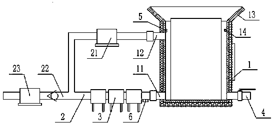 High-freezing point liquid heating device for explosive production