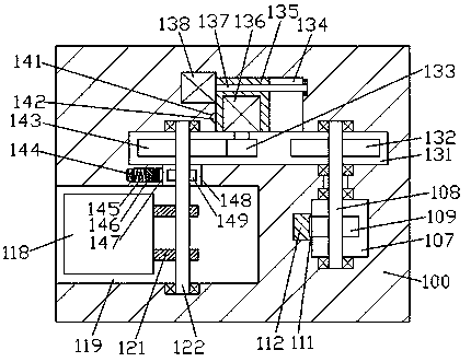 Internal air purifying treating device of elevator