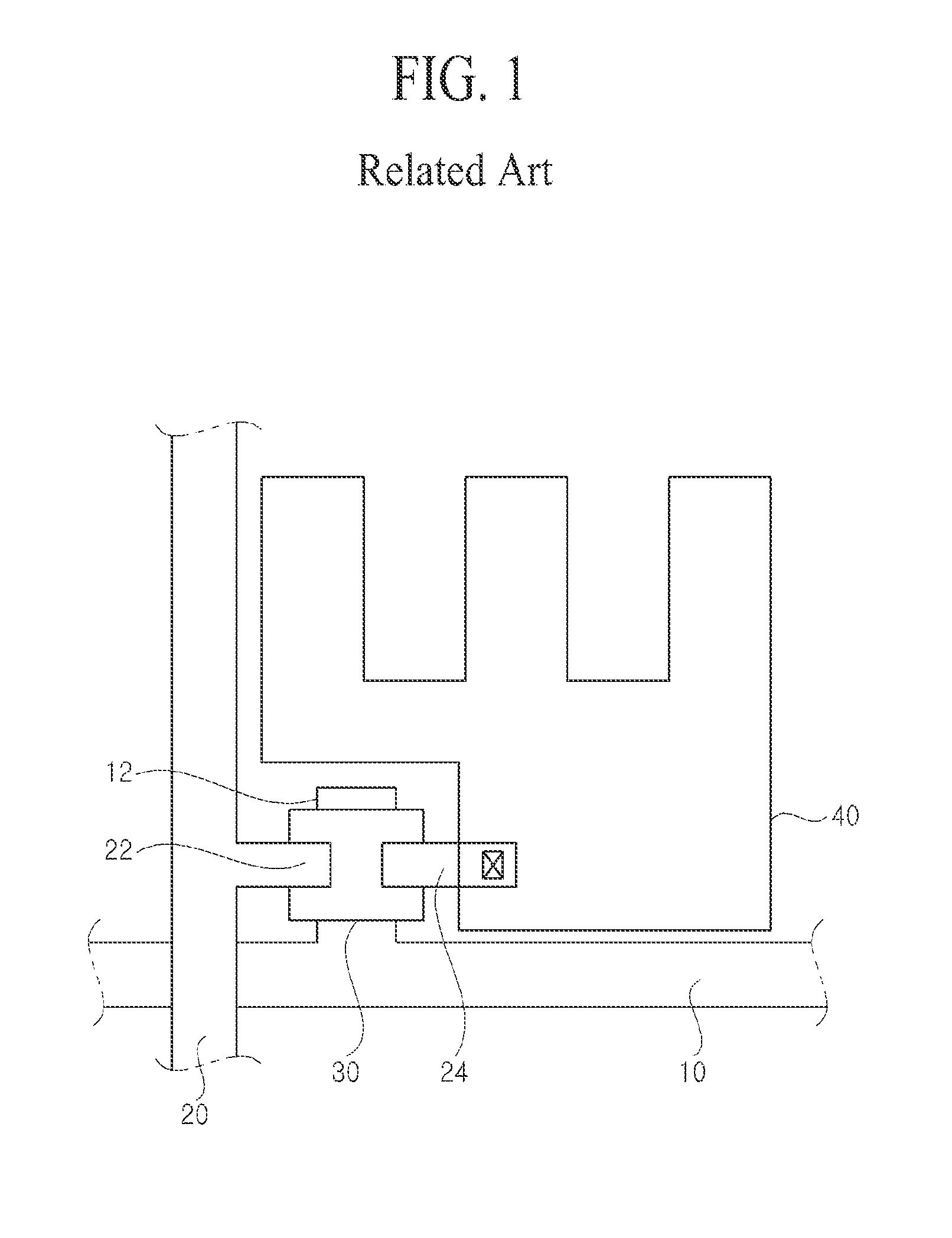 Thin film transistor substrate and liquid crystal display device using the same