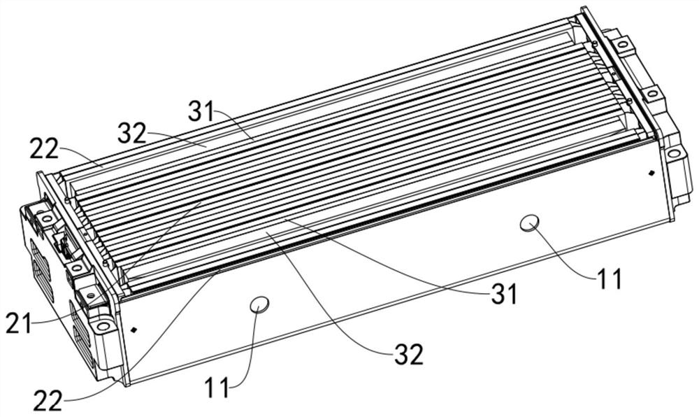 Battery module testing device and testing method