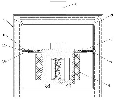 A Water Flow Curtain Wall Type Dustproof and Cooling Transformer