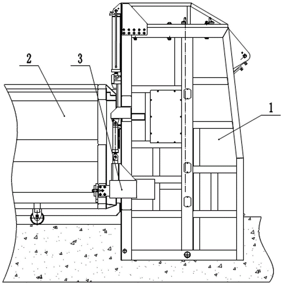 Connecting rod scraping type compression transfer equipment