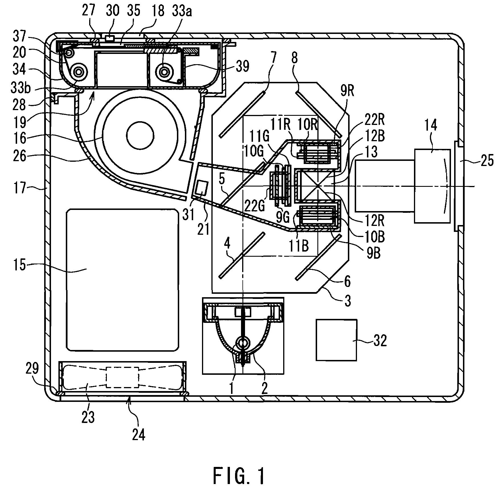 Dust capture device and projection type image display apparatus