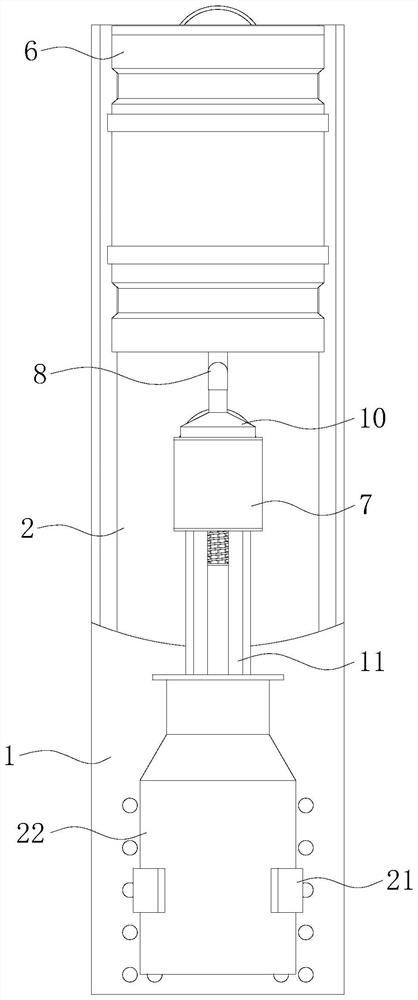 Drip irrigation bottling device for cosmetic processing