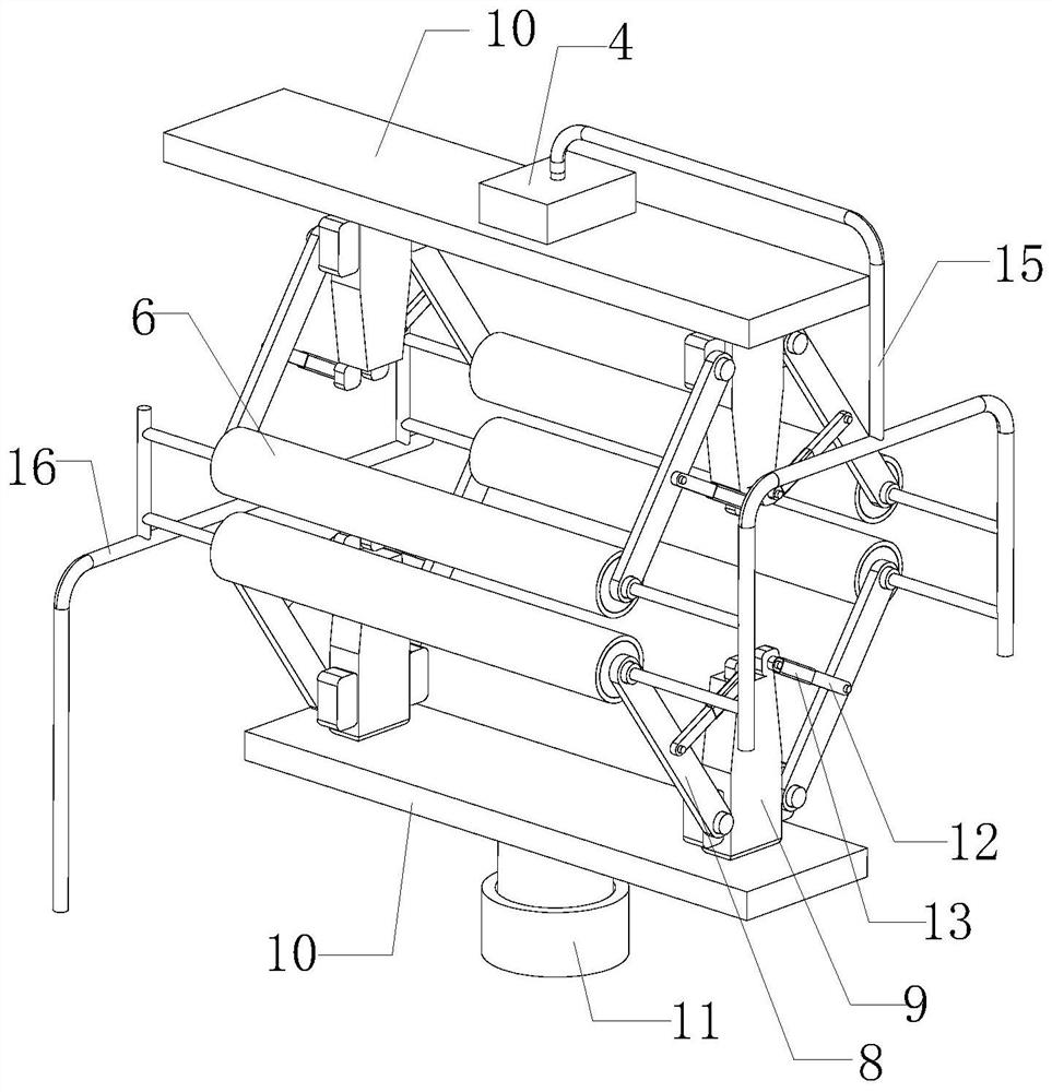 Plastic film water removal device and method