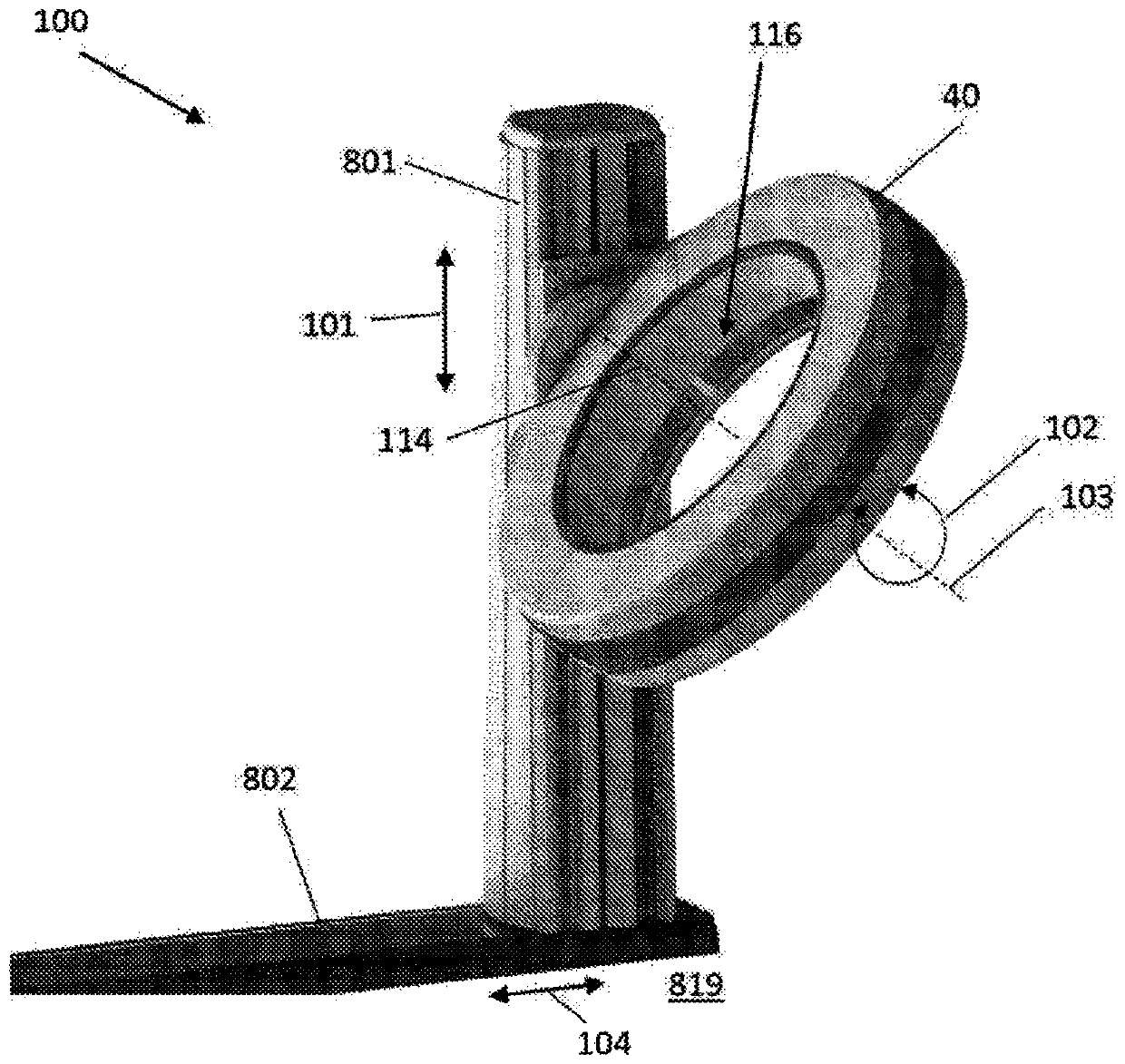 Cantilevered x-ray ct system for multi-axis imaging