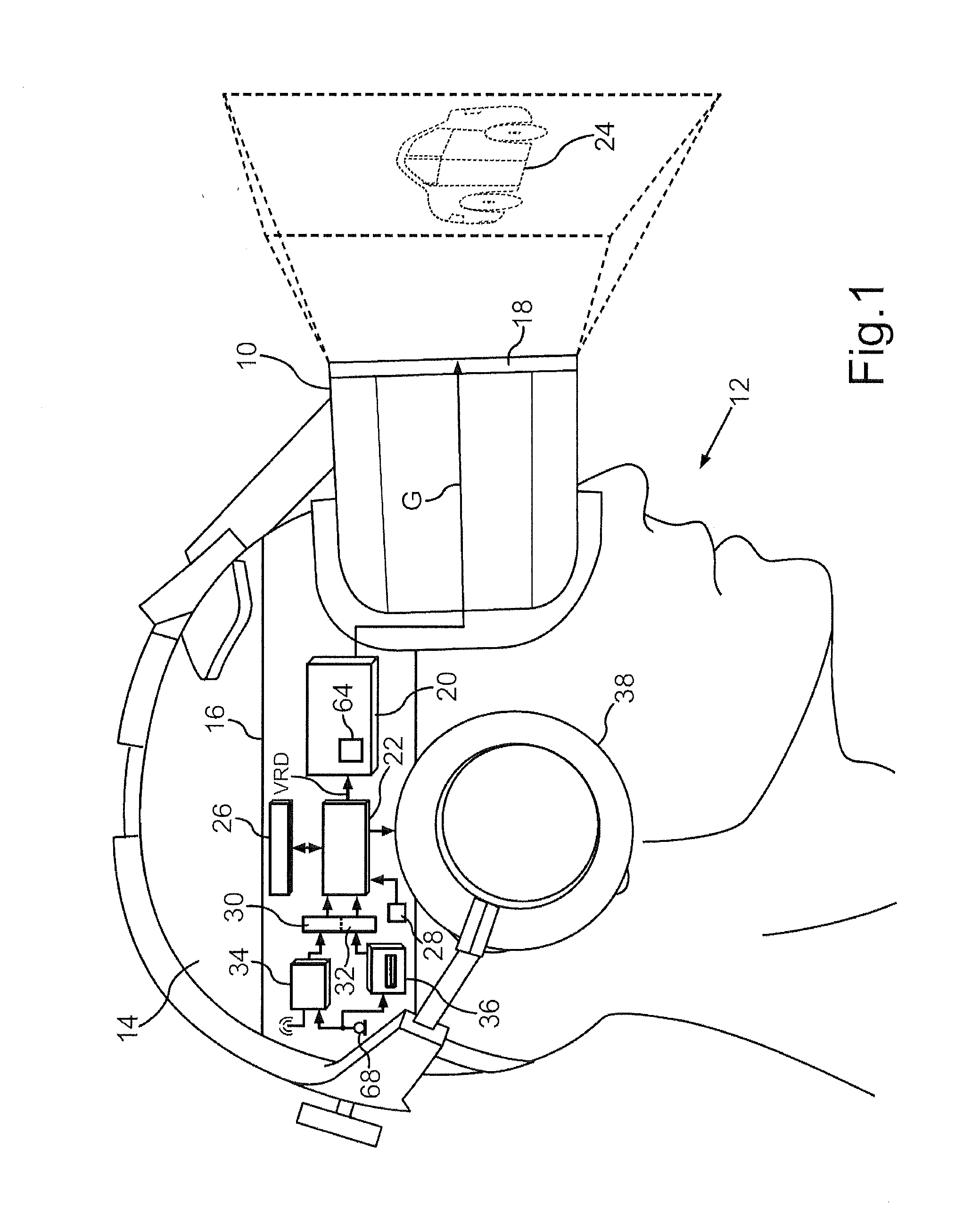 Presentation device for carrying out a product presentation