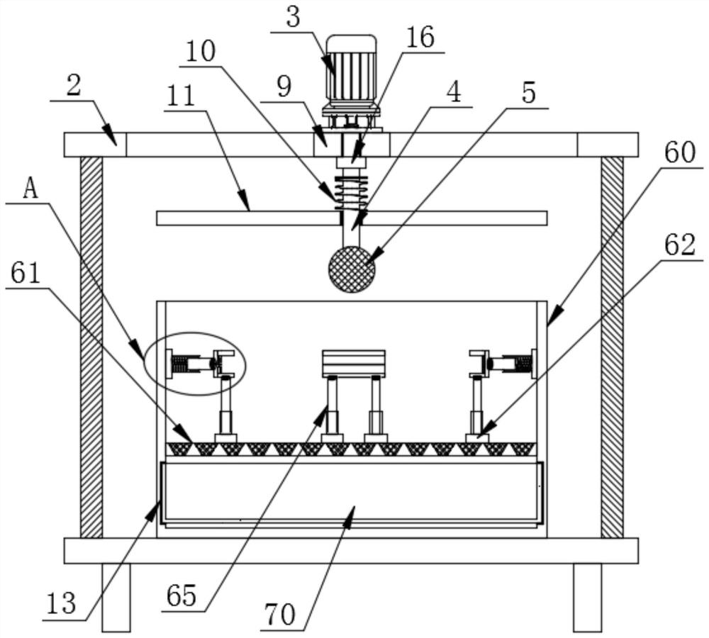 A multi-fixed grinding device for casting