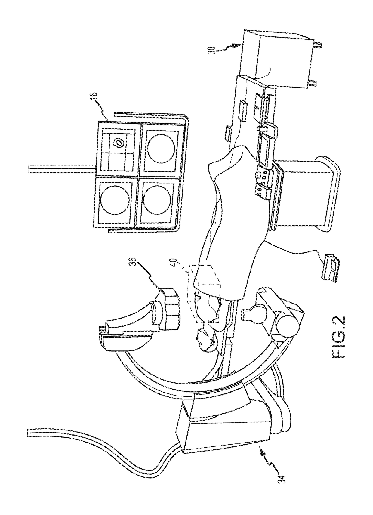 Method and system for superimposing virtual anatomical landmarks on an image