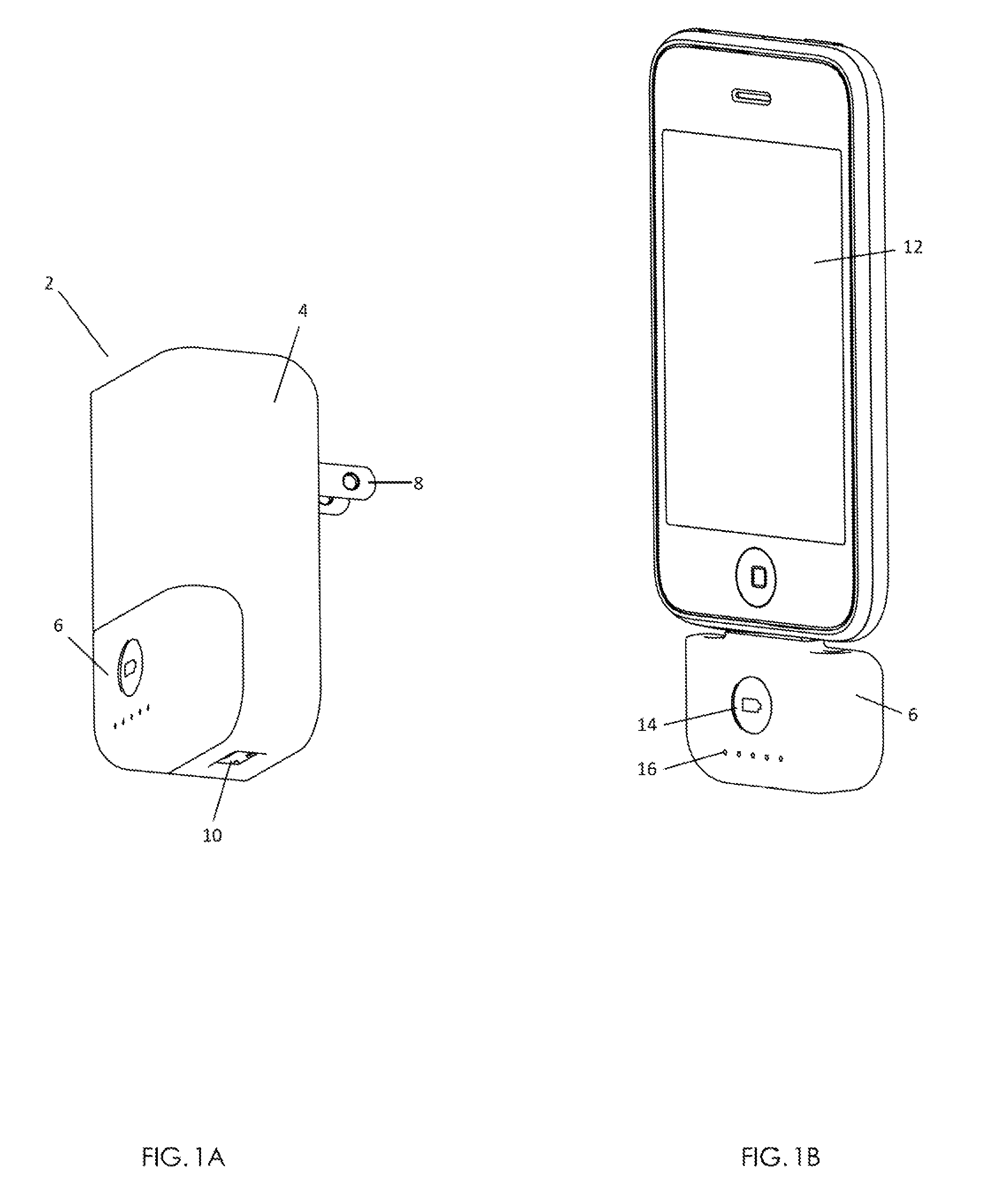 Multiple interface device charger with removable battery pack