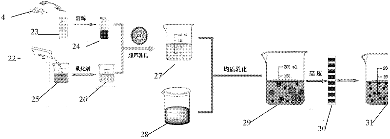 Chitosan-carboxylated chitosan nanosphere loading insoluble antitumor drug and preparation method and application thereof