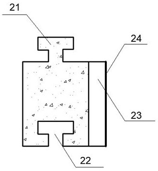 Earth and rockfill dam impermeable layer structure