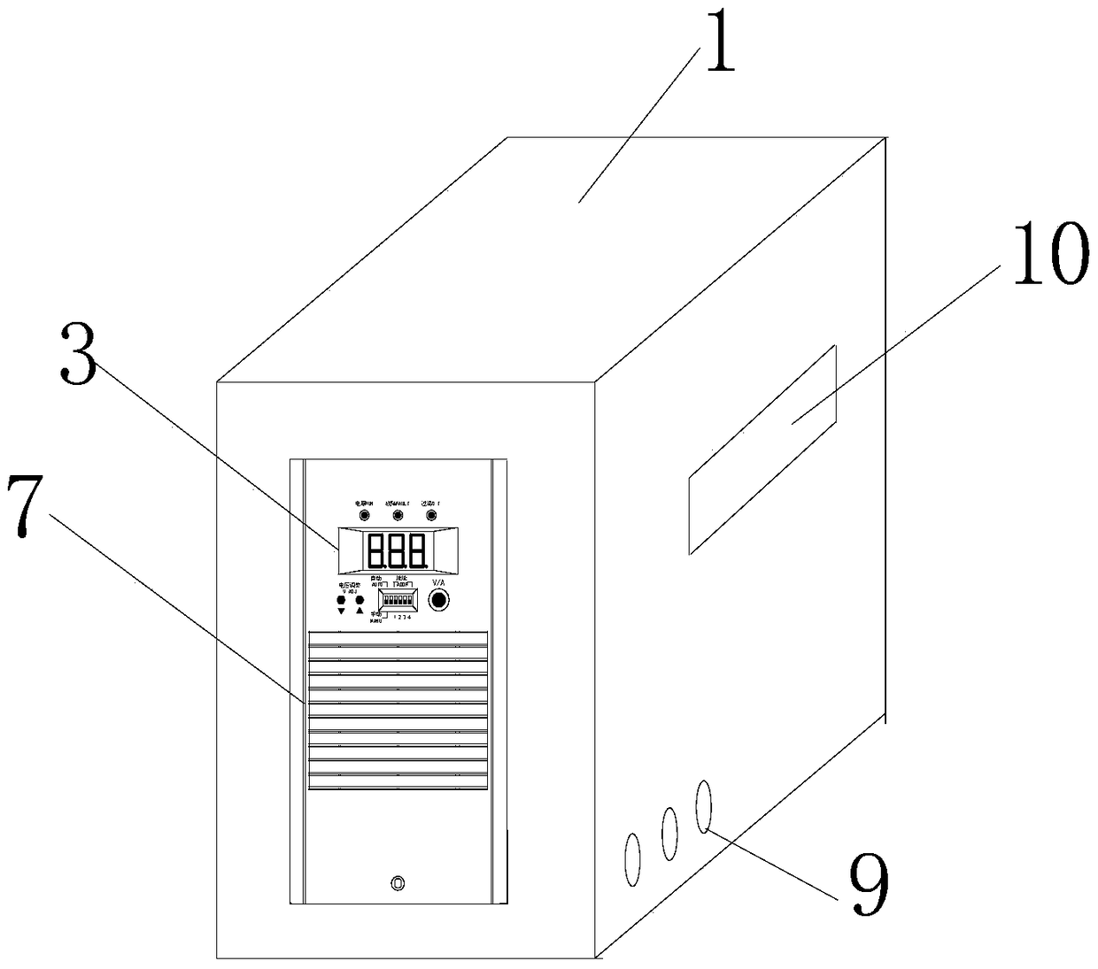 Mobile relay protection test power supply device