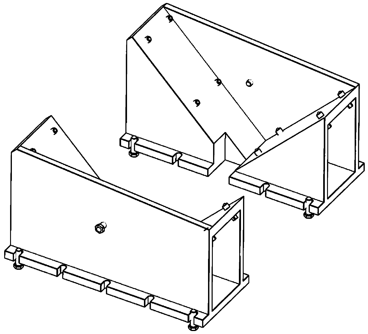 Slant lathe bed planing and grinding general clamp