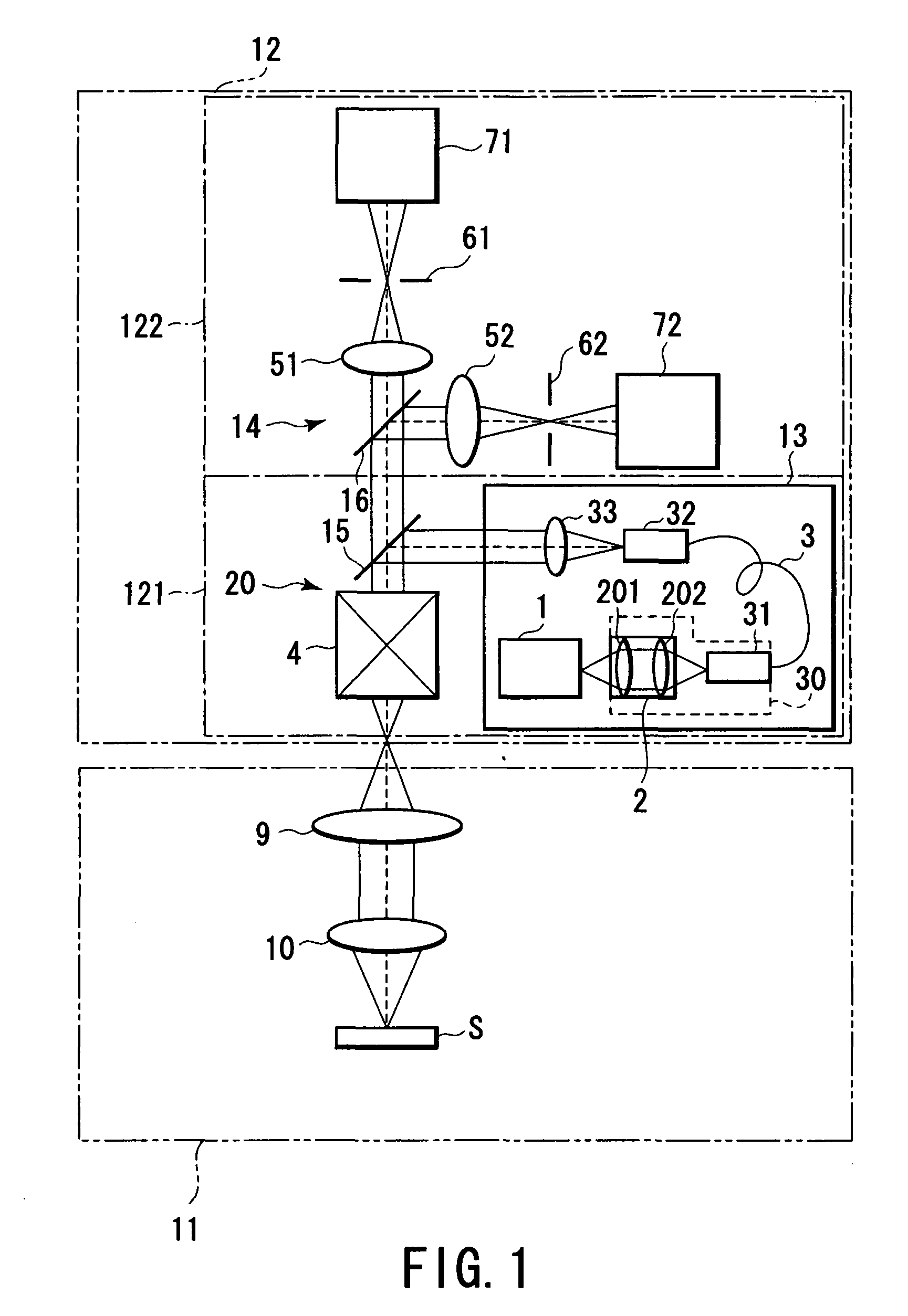 Laser scanning microscope, semiconductor laser light source unit, scanning unit for a laser scanning microscope, and method of connecting semiconductor light source to scanning microscope