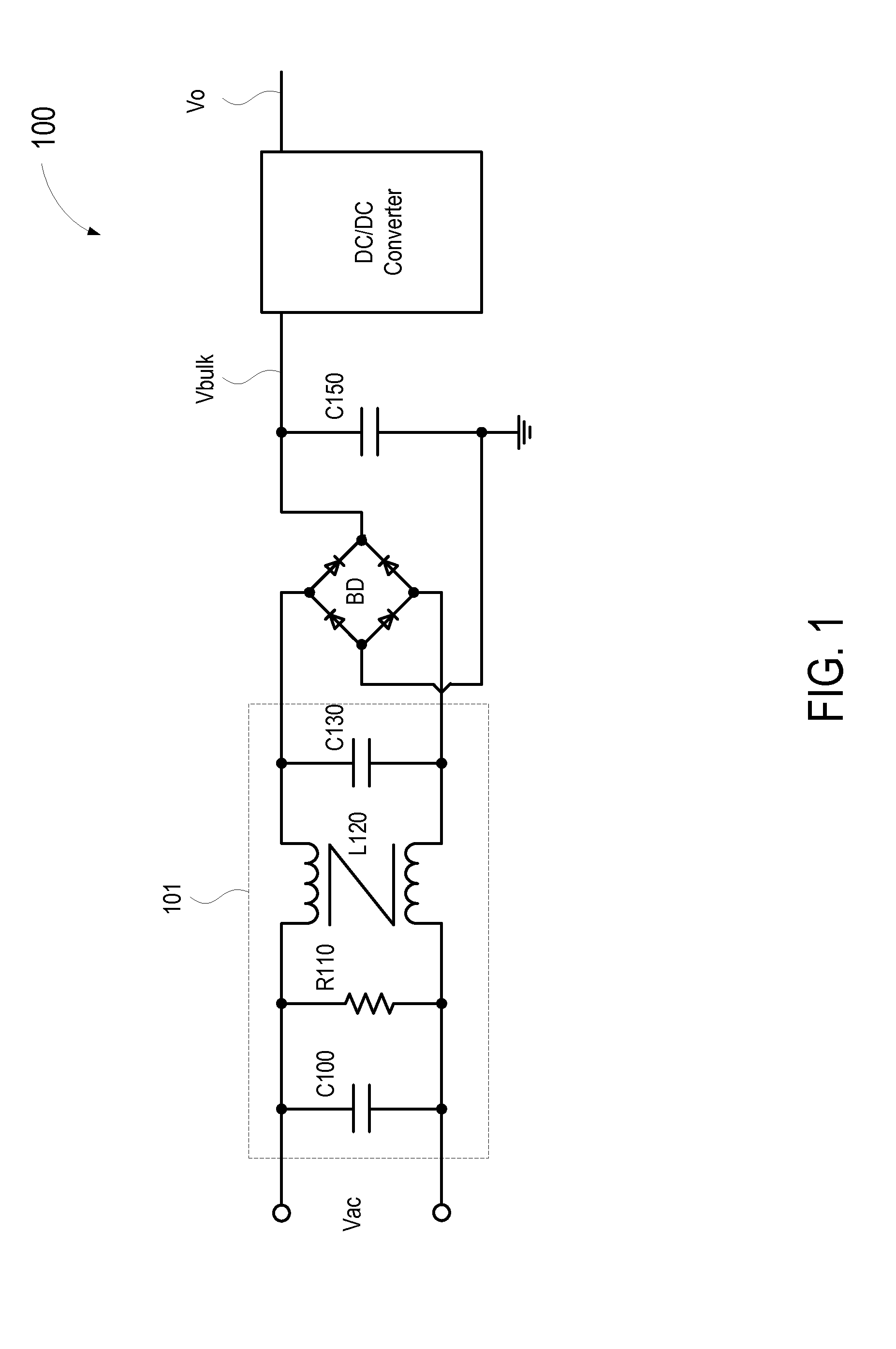 Capacitor discharge circuit for power supply EMI filters