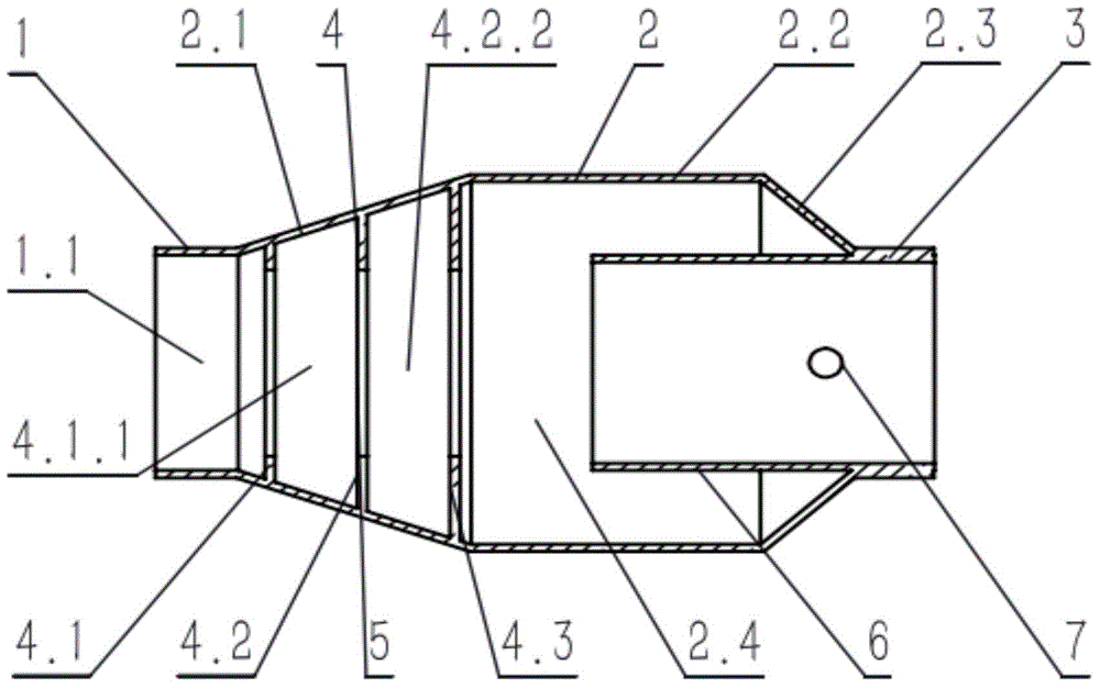 Exhaust silencer for screw-type unit