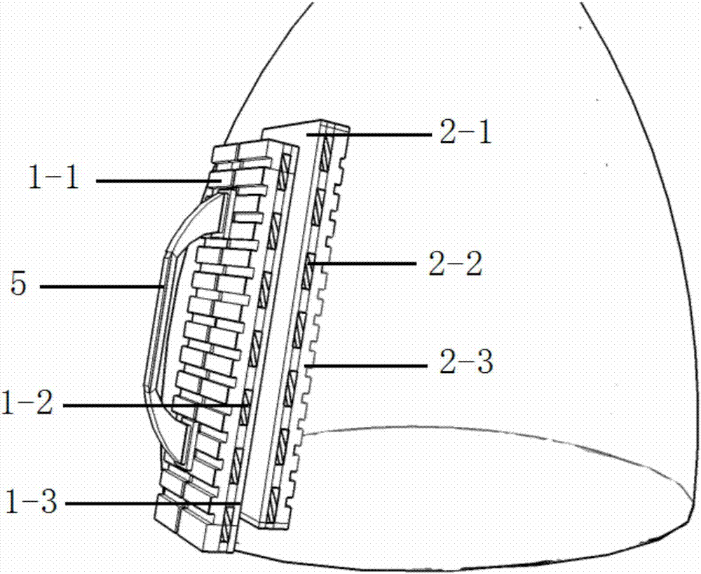 Magnetic cleaning brush of volumetric flask