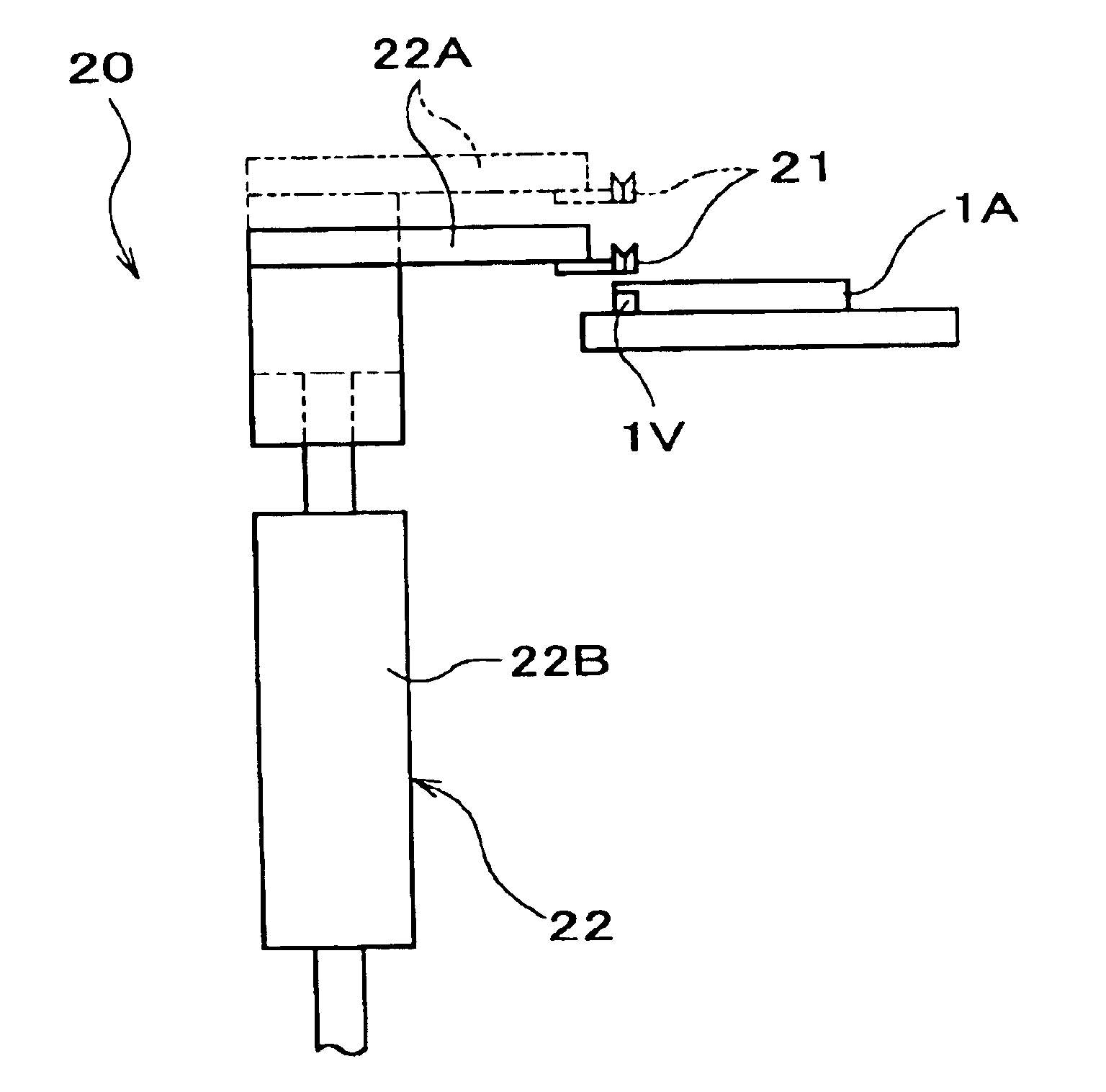 Assembly supporting device for magnetic tape cartridge