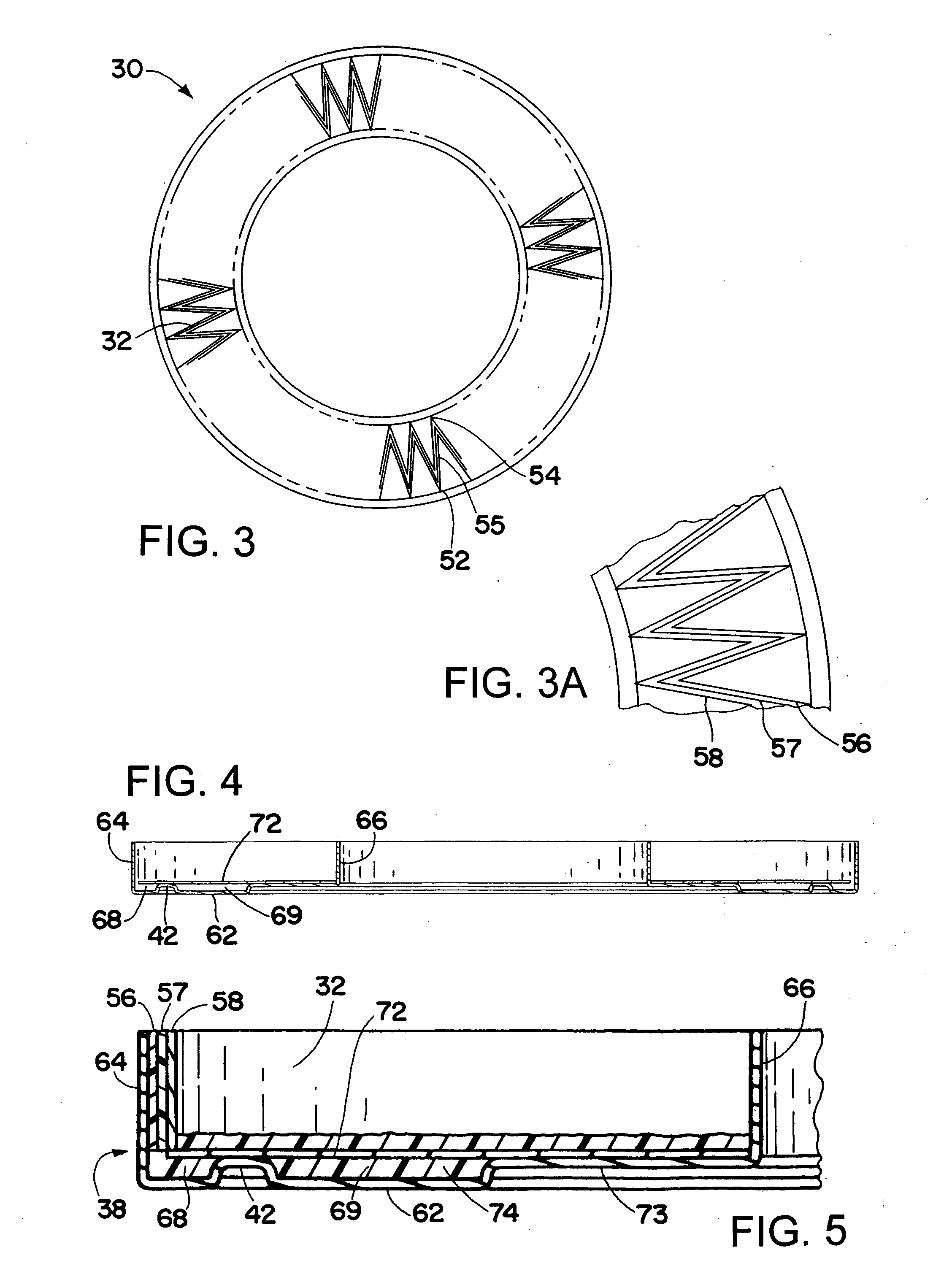 Cooking oil filter element and method