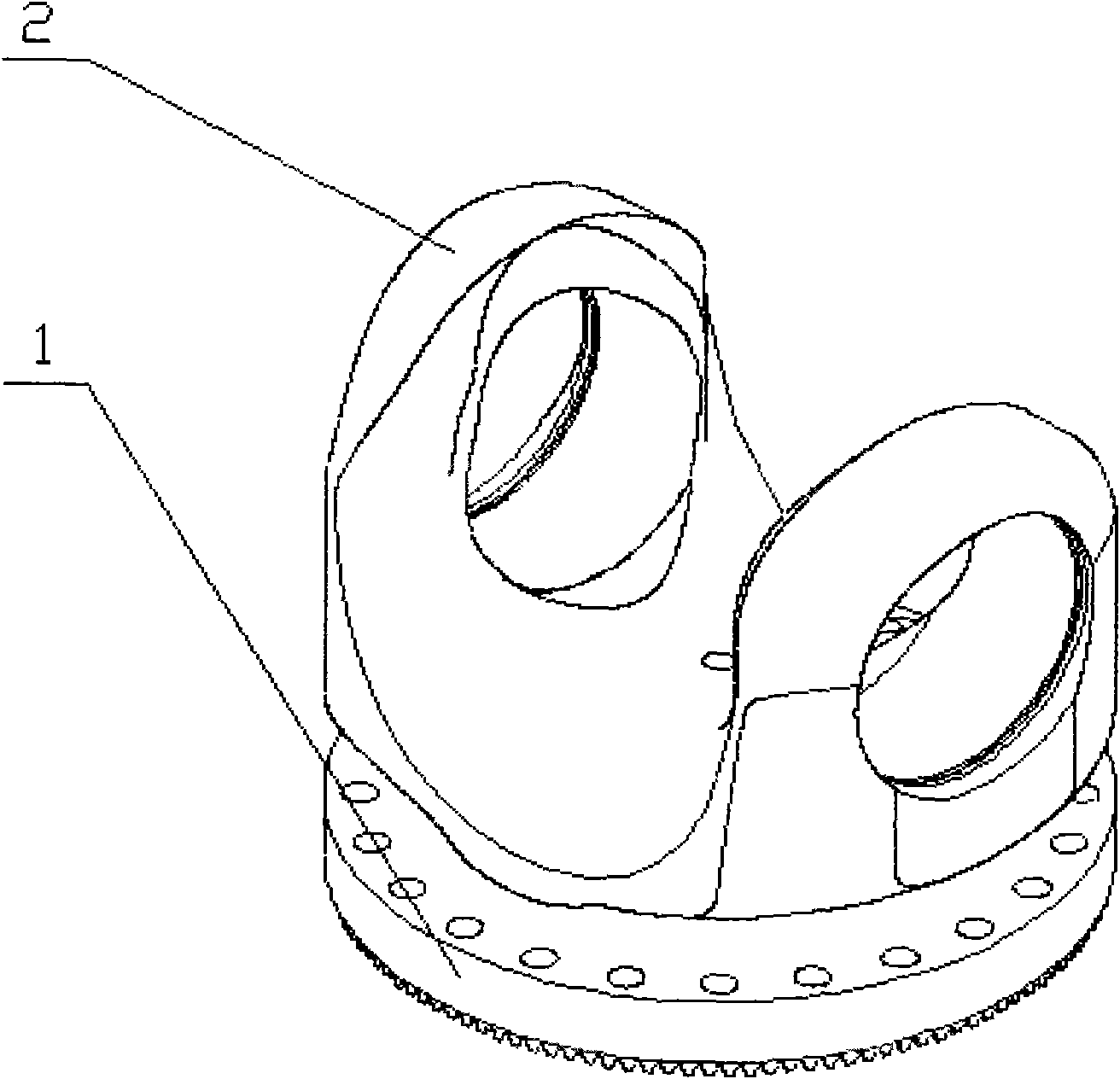 Forkhead of universal coupling