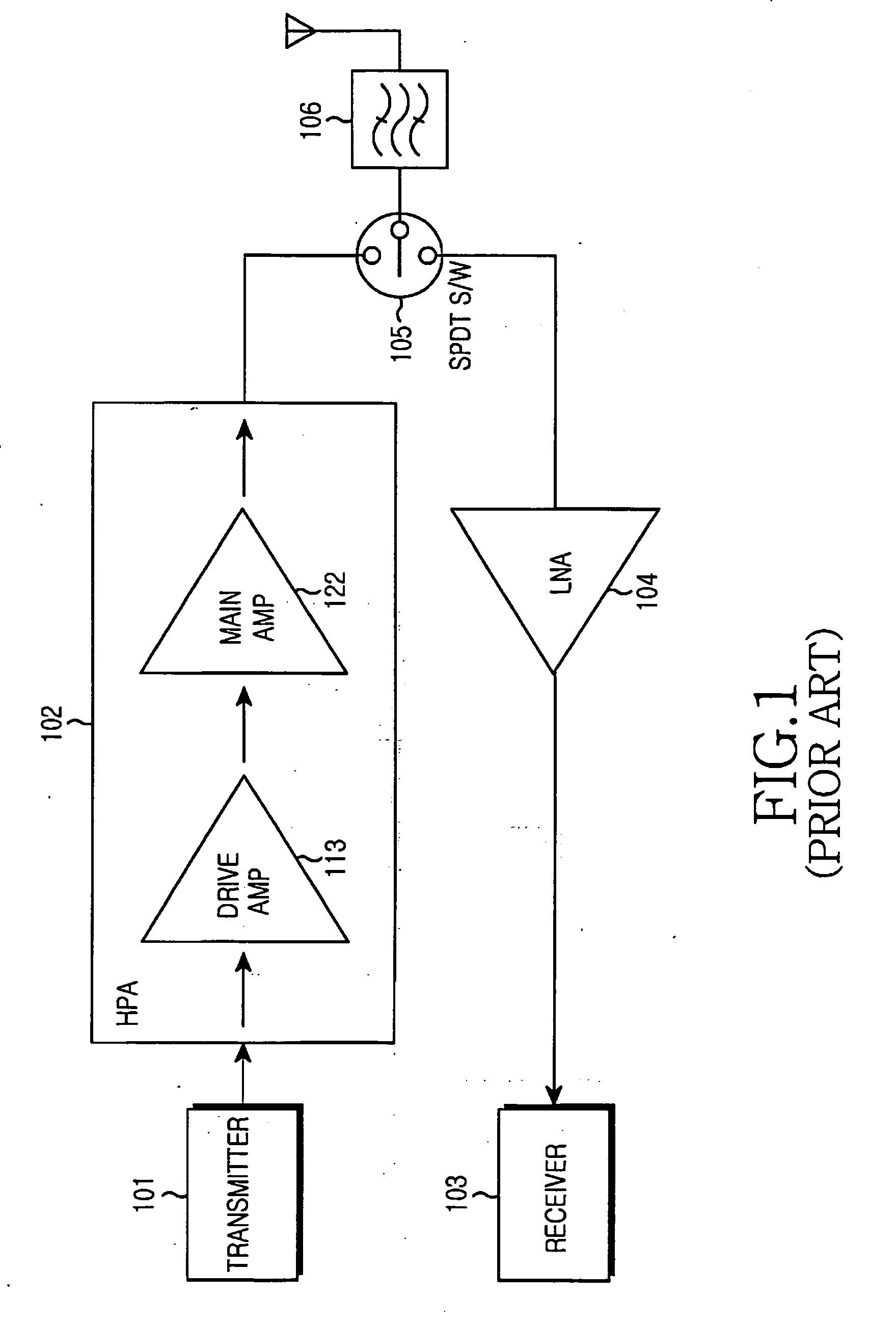 High-power amplifier apparatus for TDD wireless communication system