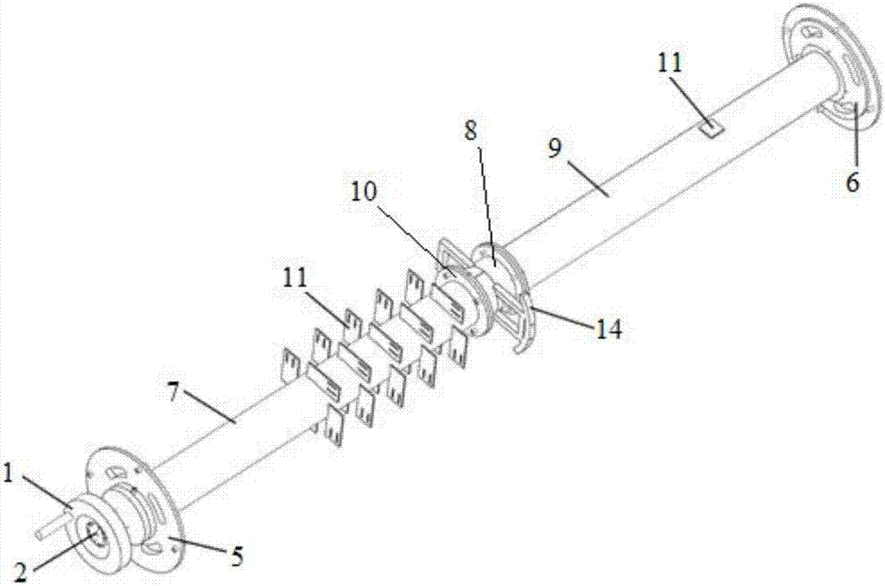 Destruction triggering device for simulating local destruction accidents of shield tunnel