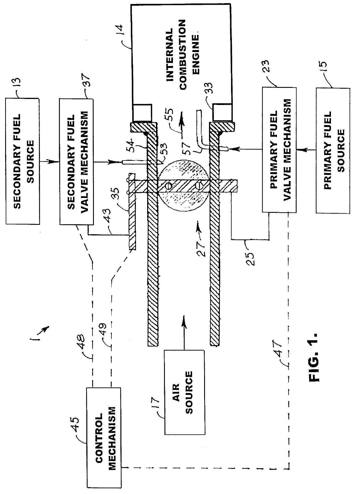 Internal combustion system using acetylene fuel