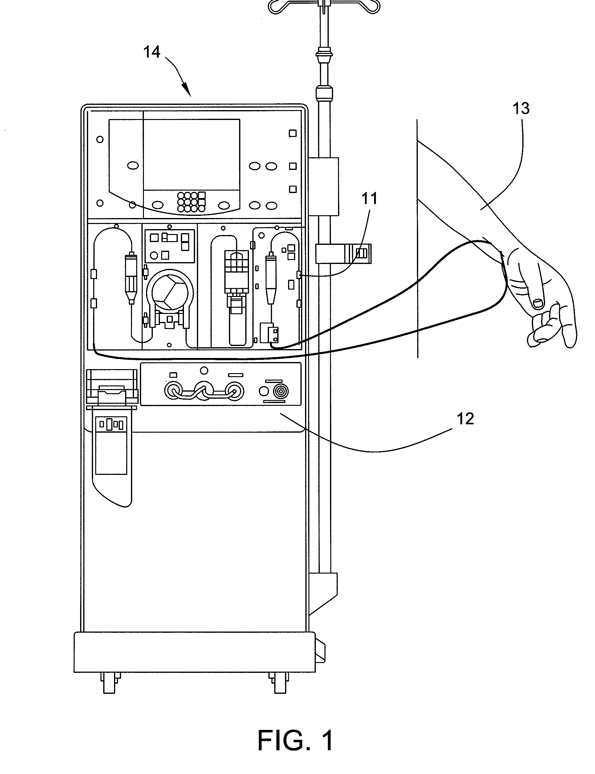 Method for removing gases from a container having a powdered concentrate for use in hemodialysis